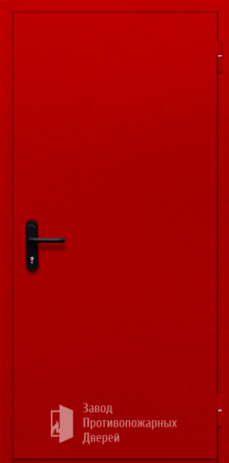 Фото двери «Однопольная глухая (красная)» в Обнинску