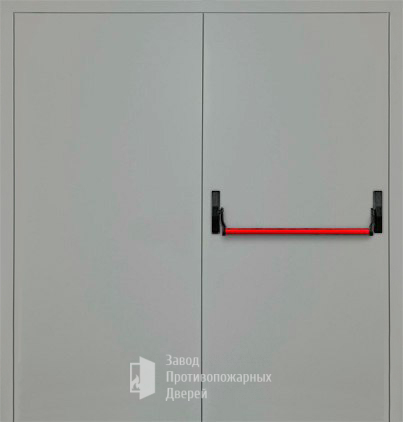 Фото двери «Двупольная глухая с антипаникой (2 створки) EI-30» в Обнинску