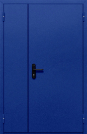 Фото двери «Полуторная глухая (синяя)» в Обнинску