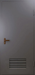 Фото двери «Техническая дверь №3 однопольная с вентиляционной решеткой» в Обнинску