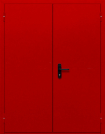 Фото двери «Двупольная глухая (красная)» в Обнинску